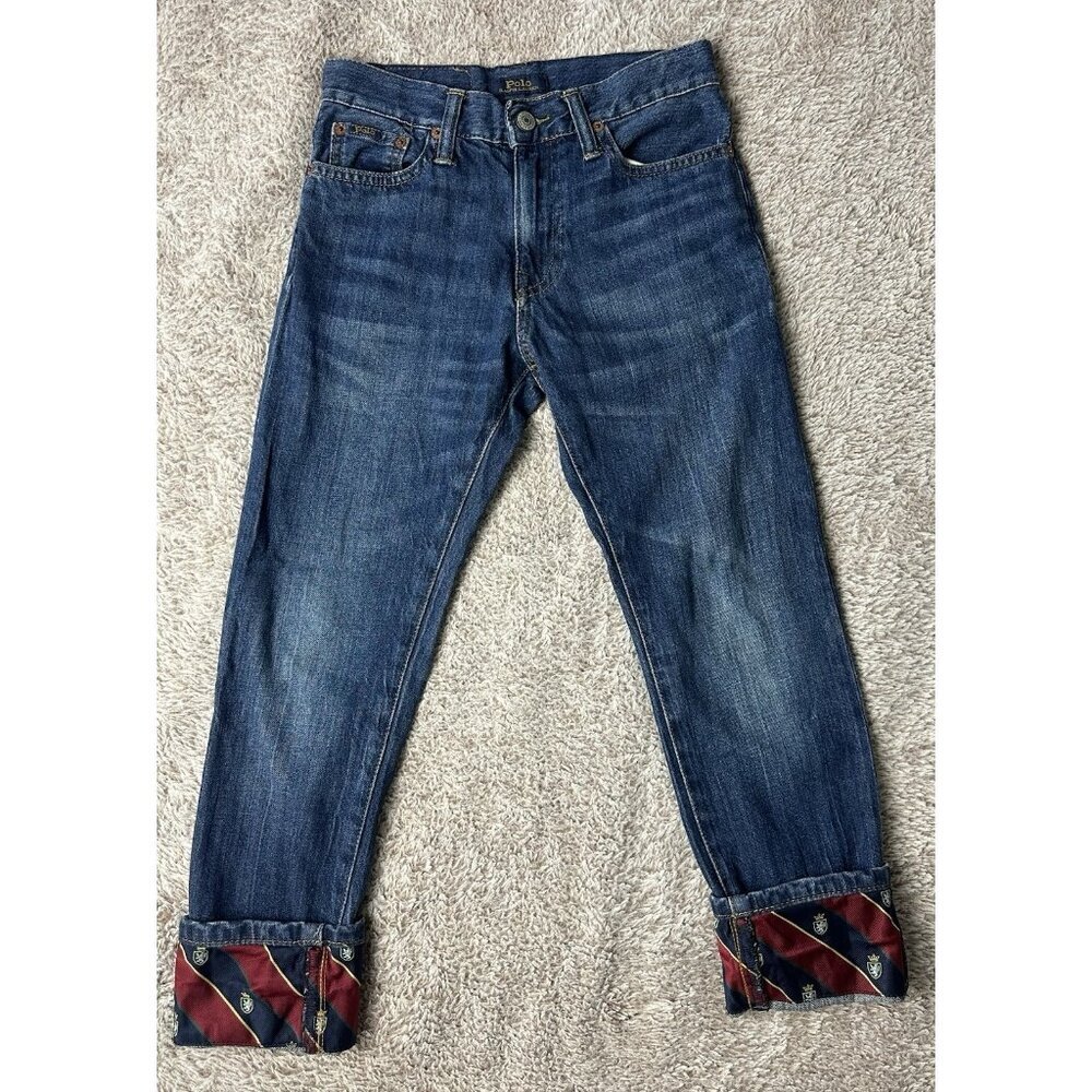 POLO RALPH LAUREN Boys The Sullivan Slim Jeans Blue Size 10 - Picture 4 of 14